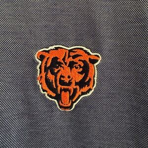 Tommy Bahama Black and Cream Floral Patch